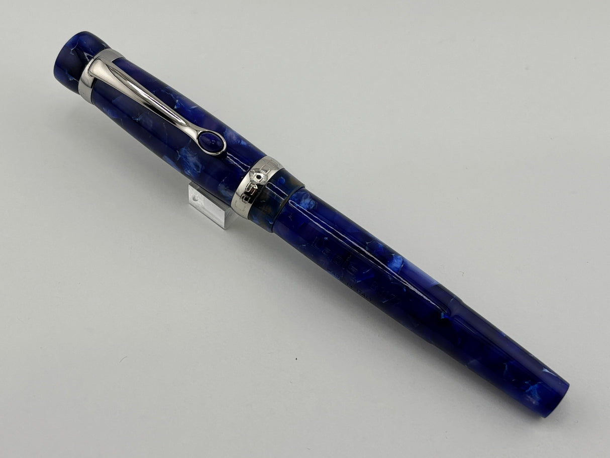 Stipula I Castoni Lapis Fountain Pen  - Fine 18 Kt Gold Nib - A First Generation Castoni!