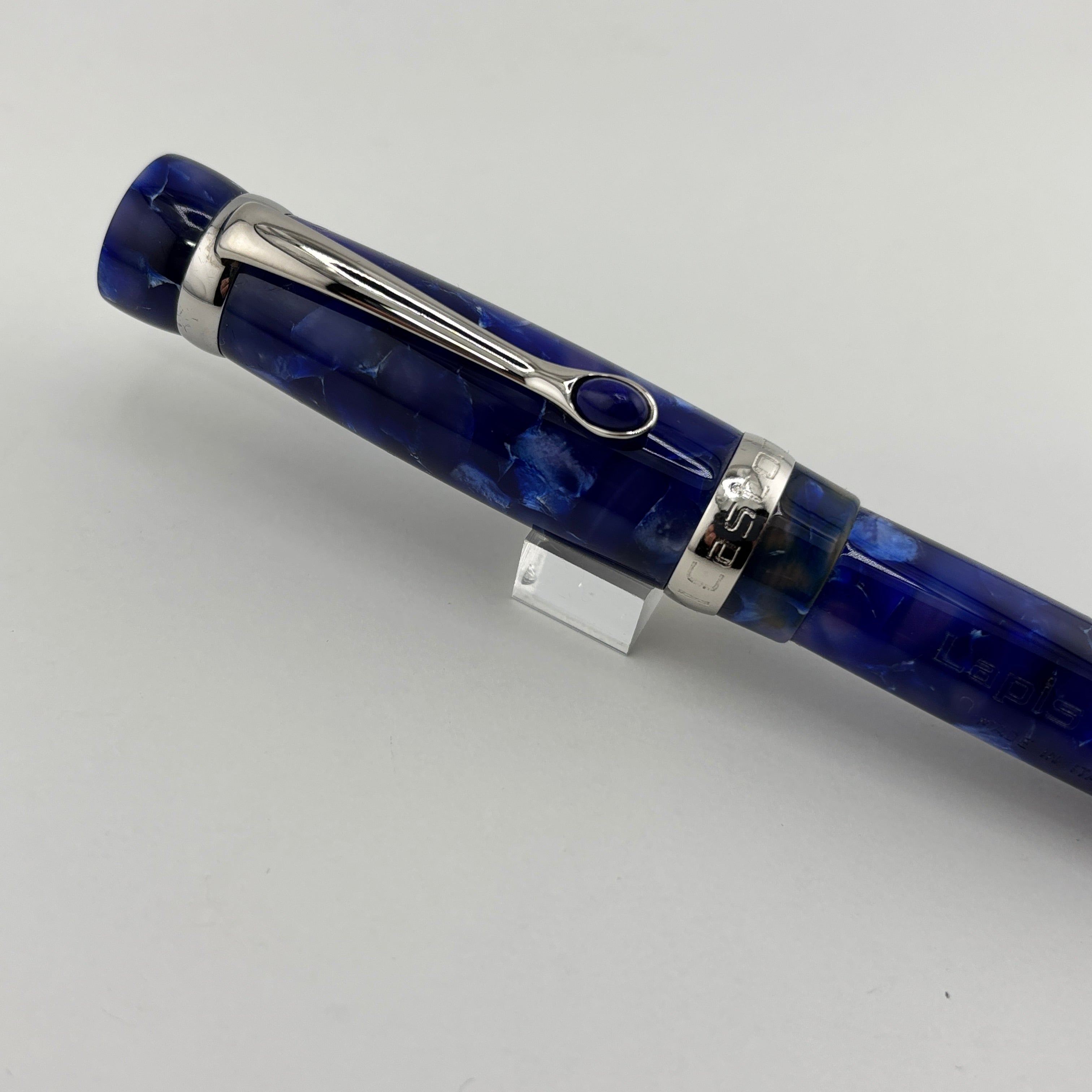 Stipula I Castoni Lapis Fountain Pen - Fine 18 Kt Gold Nib - A