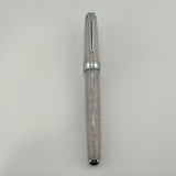 Levenger True Writer Classic Collection White Grey Marble - Roller ball