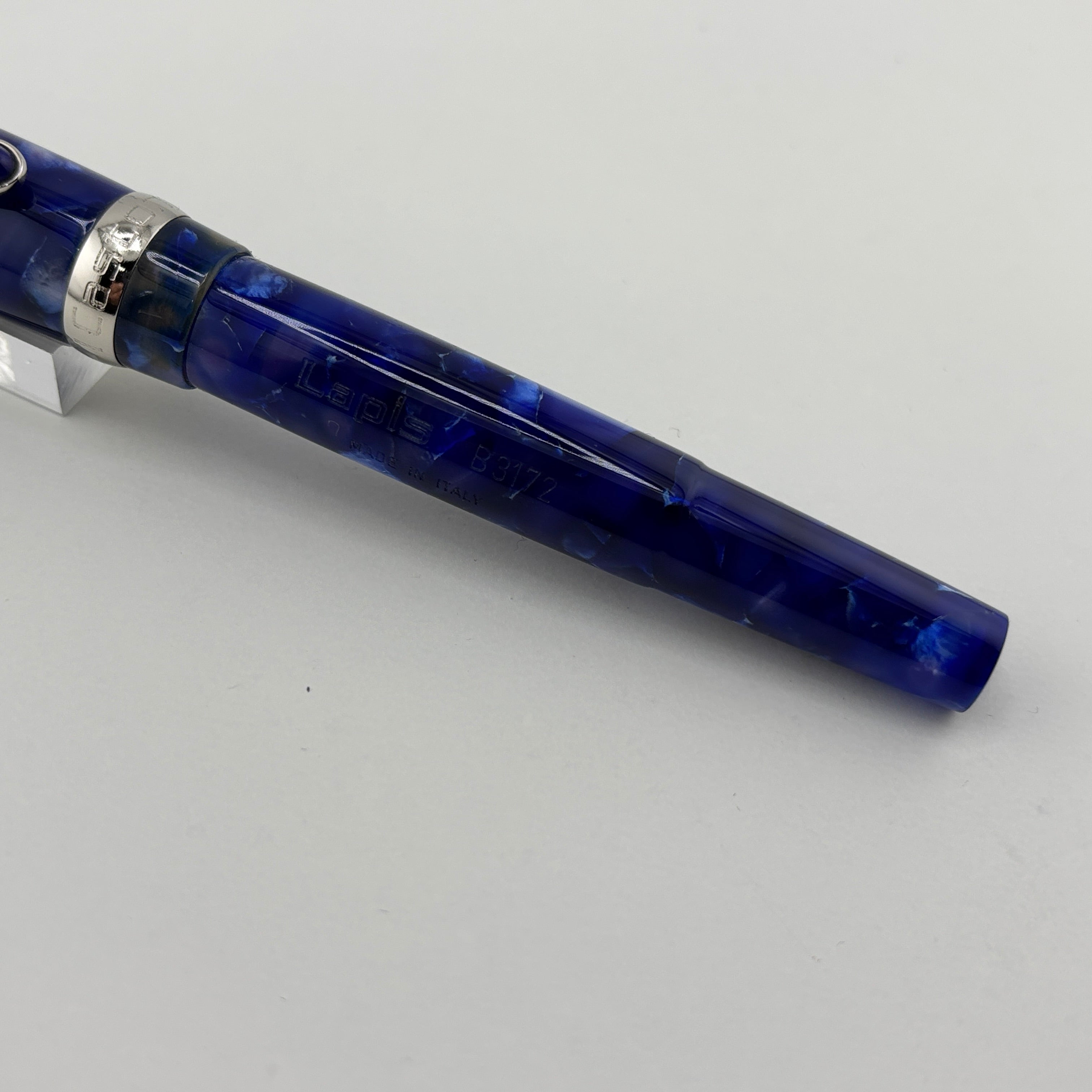 Stipula I Castoni Lapis Fountain Pen - Fine 18 Kt Gold Nib - A