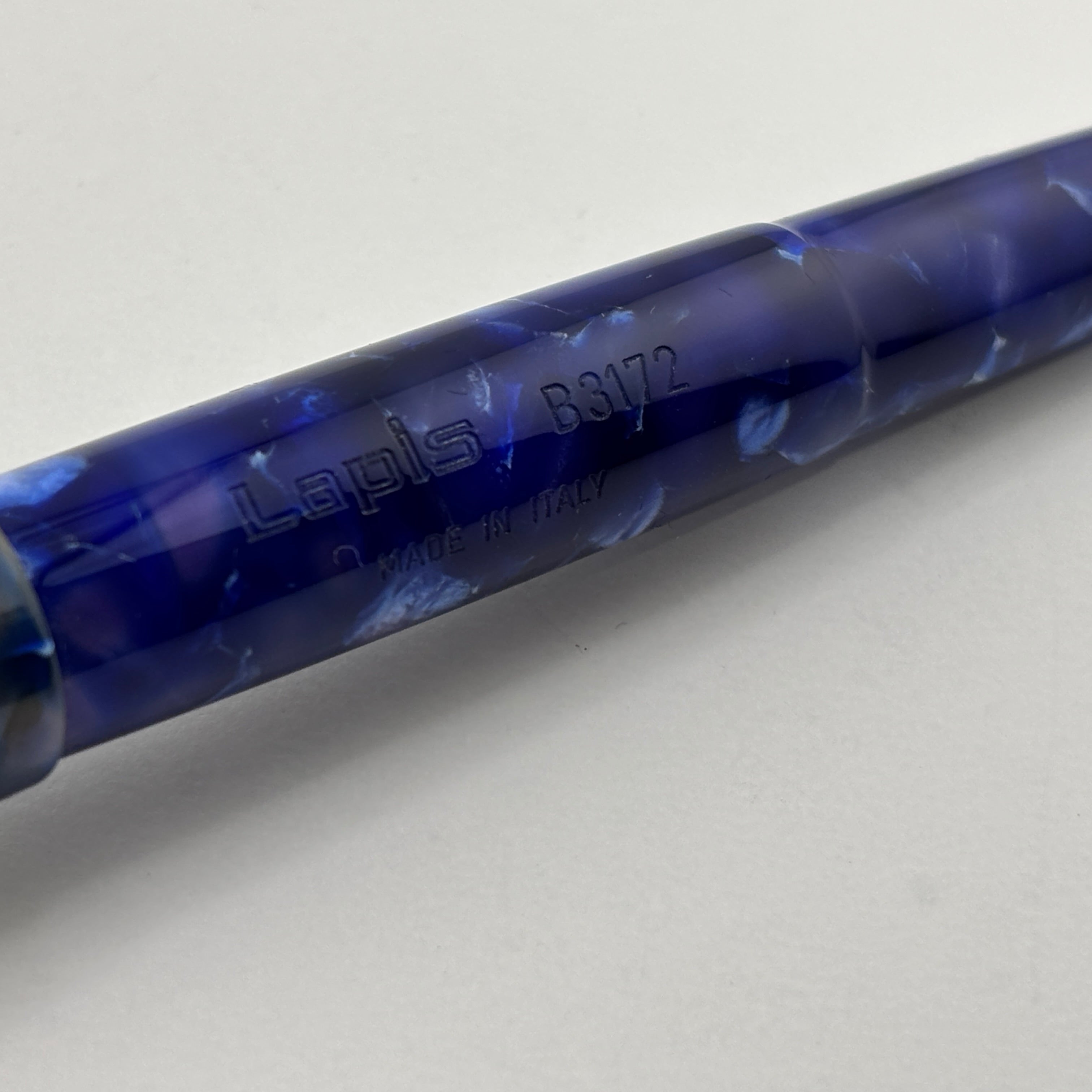 Stipula I Castoni Lapis Fountain Pen - Fine 18 Kt Gold Nib - A