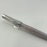 Levenger True Writer Classic Collection White Grey Marble - Roller ball