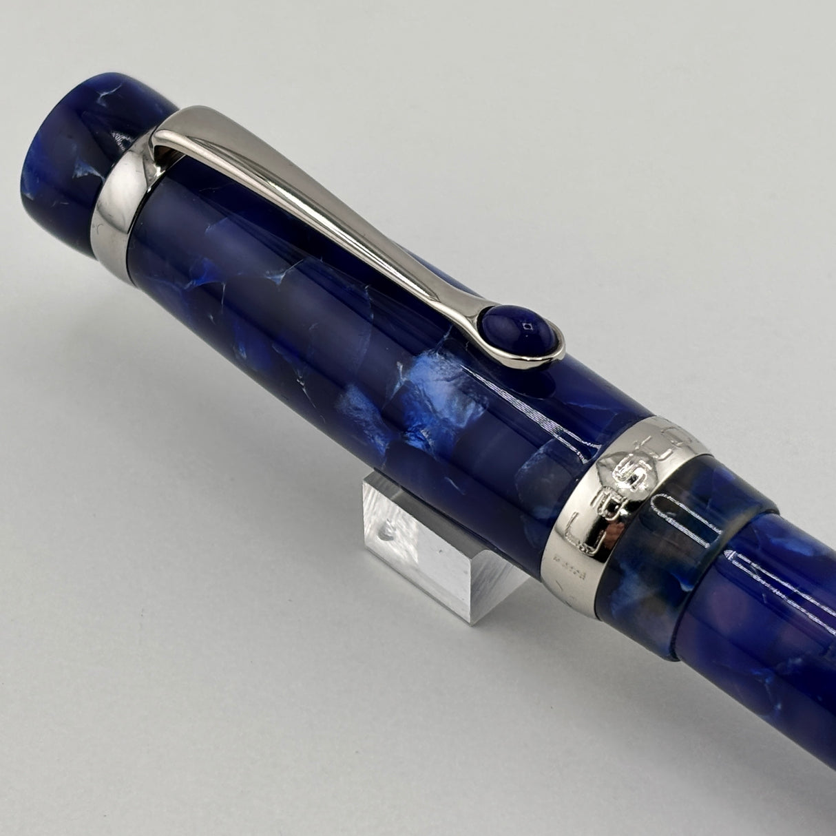 Stipula I Castoni Lapis Fountain Pen  - Fine 18 Kt Gold Nib - A First Generation Castoni!