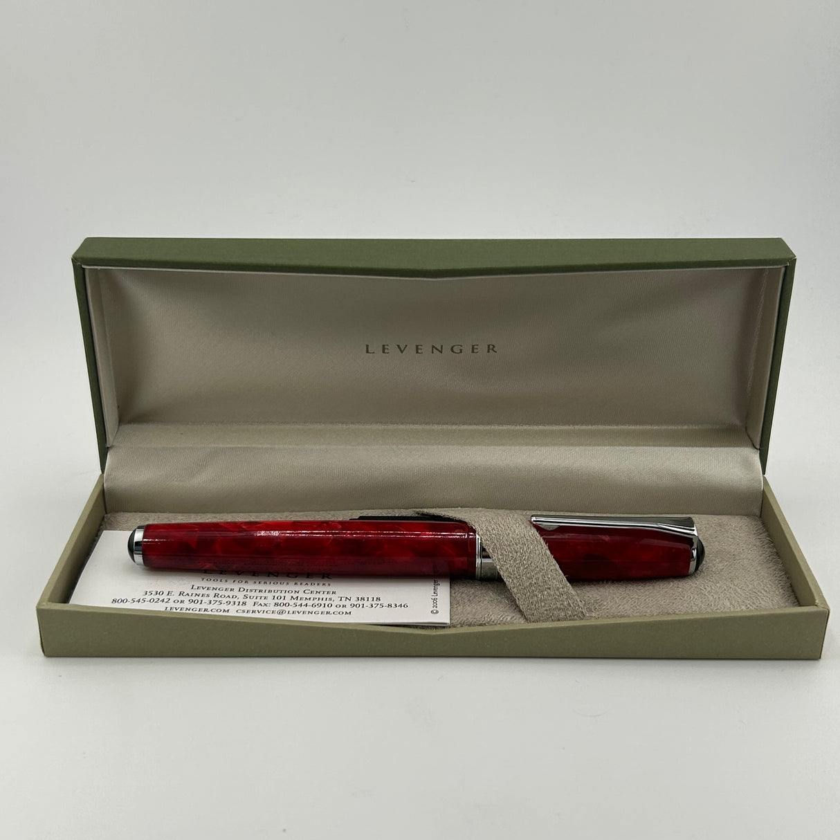 Levenger True Writer Red - Fountain Pen