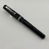 Montegrappa Black - Triple Cap Bands Fountain Pen - ROLLER BALL