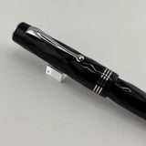 Montegrappa Black - Triple Cap Bands Fountain Pen - ROLLER BALL