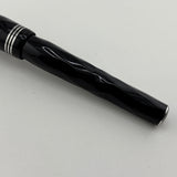 Montegrappa Black - Triple Cap Bands Fountain Pen - ROLLER BALL