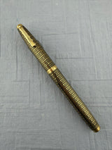 Sheaffer Imperial Sovereign diamond pattern Gold filled 14k circa 1970 - Fountain Pen