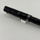 Montegrappa Black - Triple Cap Bands Fountain Pen - ROLLER BALL