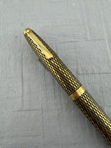 Sheaffer Imperial Sovereign diamond pattern Gold filled 14k circa 1970 - Fountain Pen