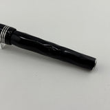 Montegrappa Black - Triple Cap Bands Fountain Pen - ROLLER BALL