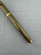 Sheaffer Imperial Sovereign diamond pattern Gold filled 14k circa 1970 - Fountain Pen