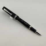 Montegrappa Black - Triple Cap Bands Fountain Pen - ROLLER BALL