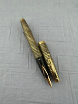 Sheaffer Imperial Sovereign diamond pattern Gold filled 14k circa 1970 - Fountain Pen