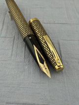 Sheaffer Imperial Sovereign diamond pattern Gold filled 14k circa 1970 - Fountain Pen