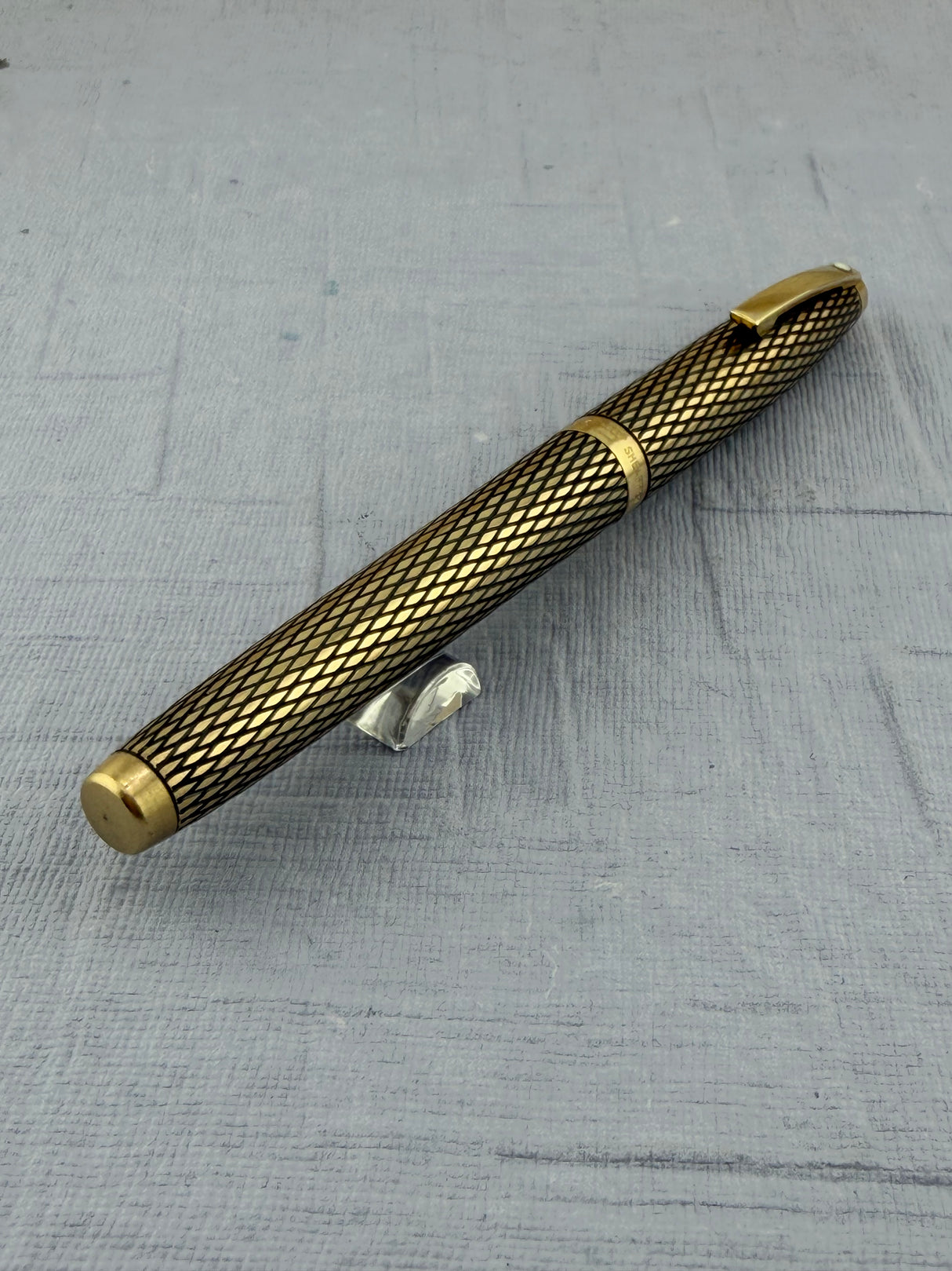 Sheaffer Imperial Sovereign diamond pattern Gold filled 14k circa 1970 - Fountain Pen