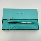 Tiffany silver " T " Collection ball Pen and pouch  - Ball Pen