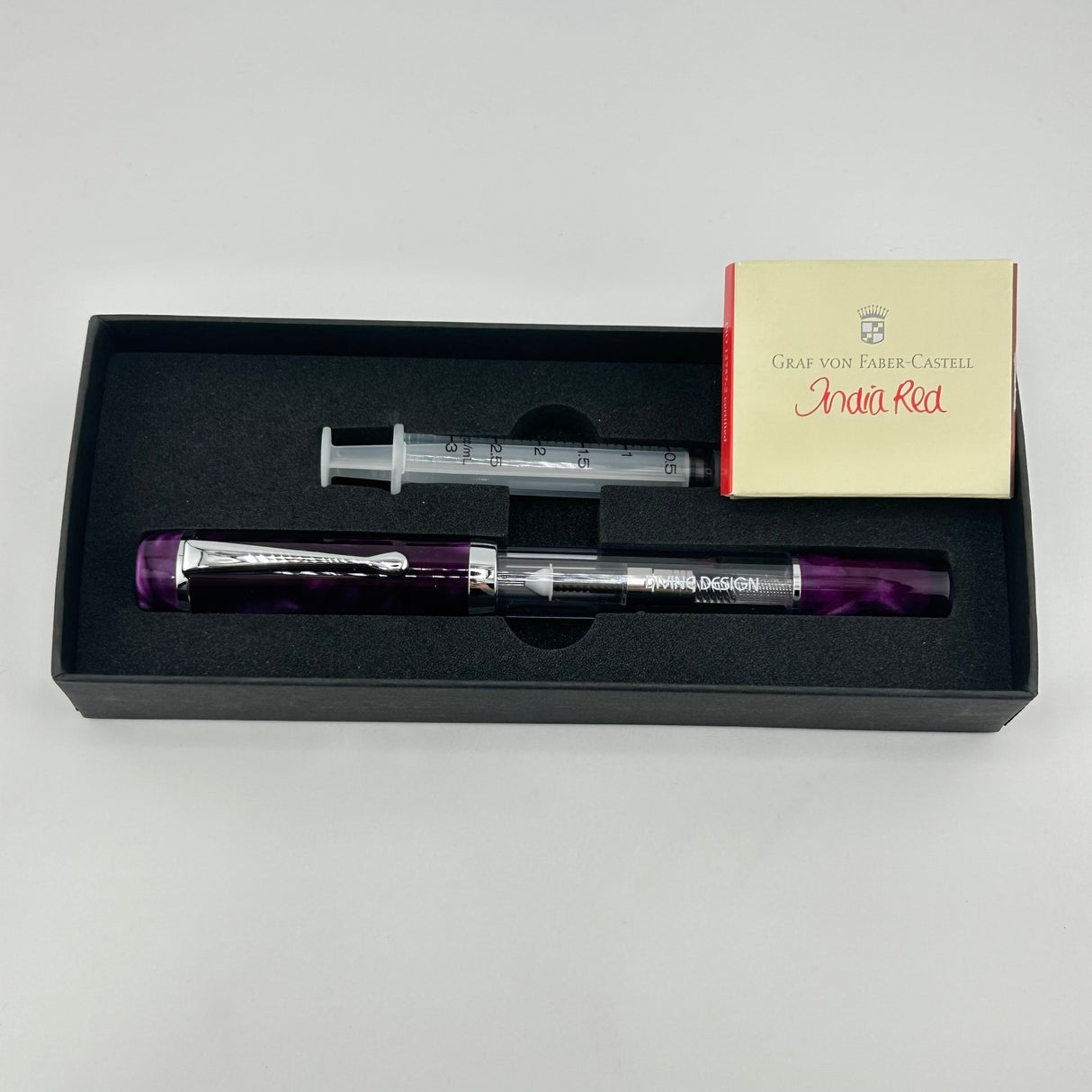 Divine Design purple Eyedropper - Fountain Pen