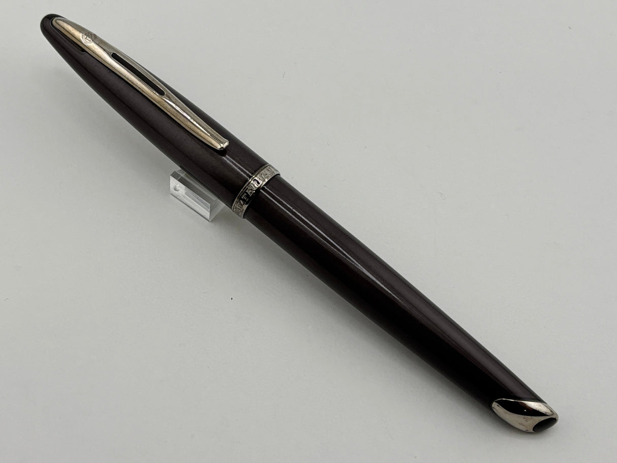 Waterman Carene Taupe Fountain  Pen  - Fine 18 Kt Gold Nib