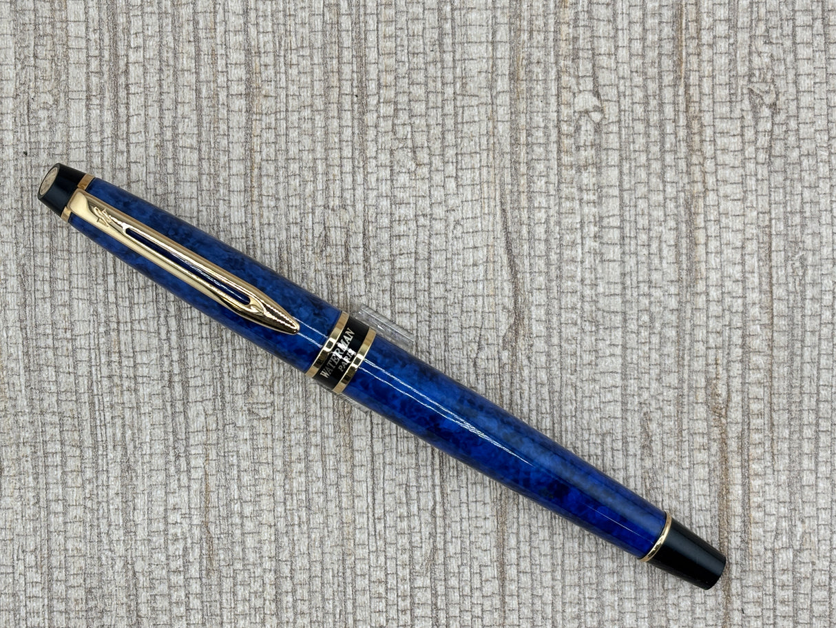 Jimmy's Pick - Waterman Expert II Blue Marble - Fountain Pen