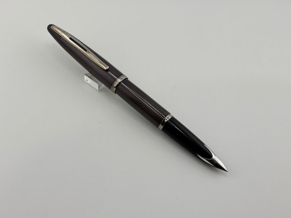 Waterman Carene Taupe Fountain  Pen  - Fine 18 Kt Gold Nib