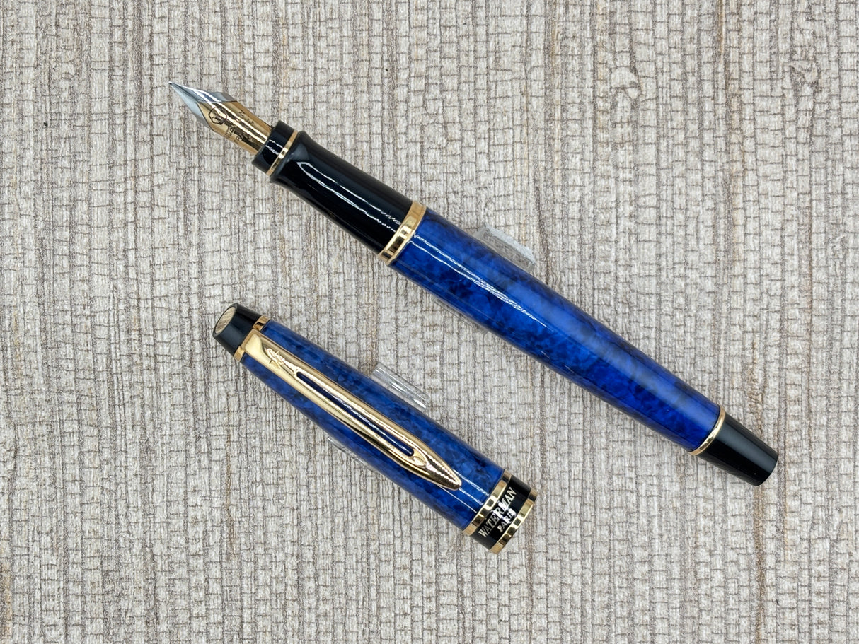 Jimmy's Pick - Waterman Expert II Blue Marble - Fountain Pen