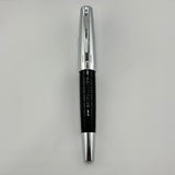 Faber - Castell E Motion Black barrel " Aligator scales " Chrome cap - Fountain Pen