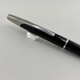 Pilot Glossy Black Vanishing Point Fountain Pen - Classic Style Multi-Facetted  Body  - Medium 14 Kt Gold Nib