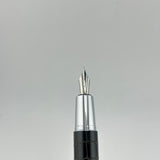 Faber - Castell E Motion Black barrel " Aligator scales " Chrome cap - Fountain Pen