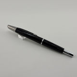 Pilot Glossy Black Vanishing Point Fountain Pen - Classic Style Multi-Facetted  Body  - Medium 14 Kt Gold Nib