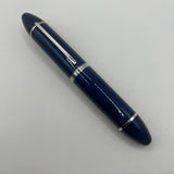 Louis Vuitton Blue Striped Lacquered Cargo Fountain Pen - Fine 18kt Gold Nib - RARE!