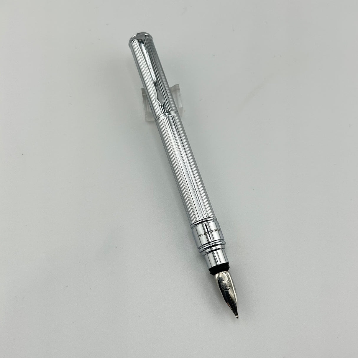 Rebecca Moss Silver Lined Short Pen - Fountain Pen