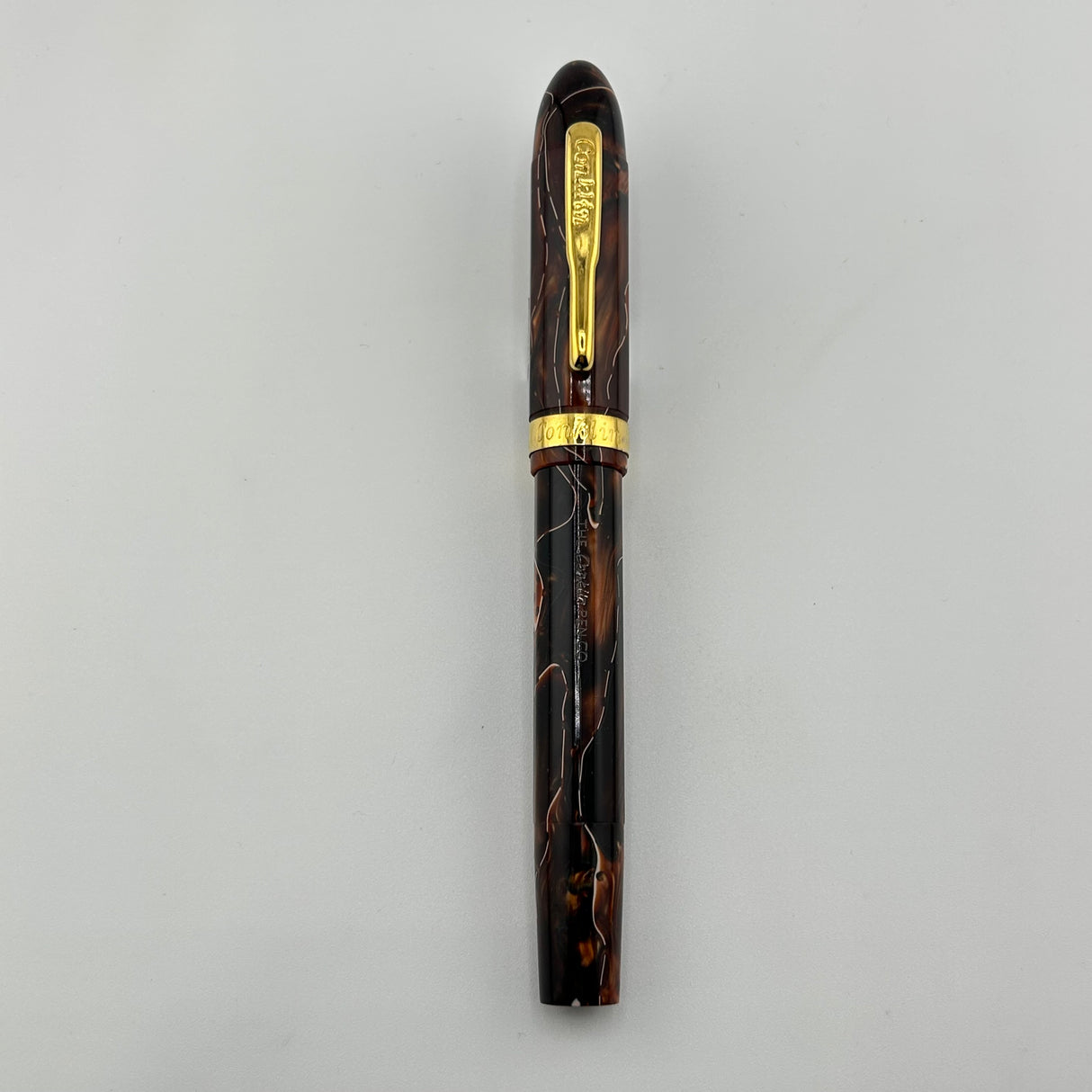 Conklin Nozac Burgundy  and brown -  Roller Ball