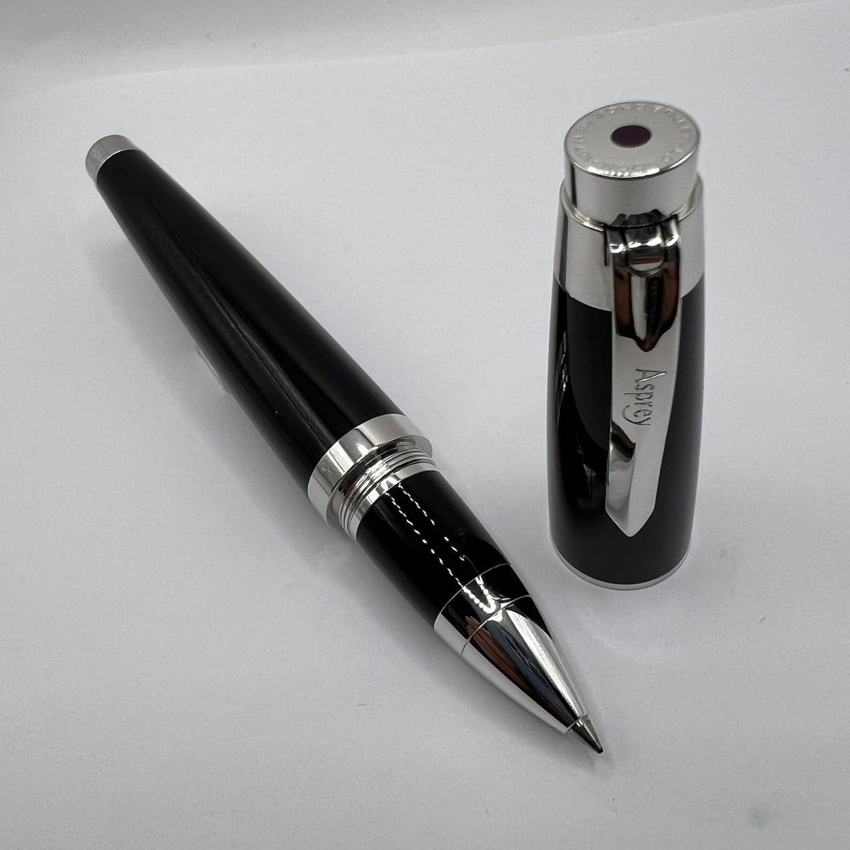Asprey of London Deep Purple Aubergine Lacquer Rollerball