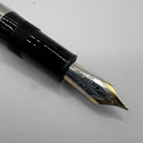 Montblanc Meisterstuck LeGrand Solitaire Carbon Steel #146 Fountain Pen - Medium 18kt Gold Nib