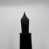 Montblanc Meisterstuck LeGrand Solitaire Carbon Steel #146 Fountain Pen - Medium 18kt Gold Nib