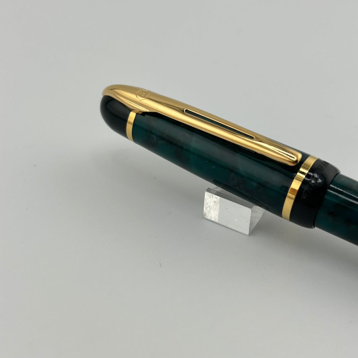 Waterman Phileas Set Green Marble Roller Ball and Mechanical Pencil