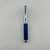 Recife Paris Faceted Pen Blue Chrome cap - Fountain Pen