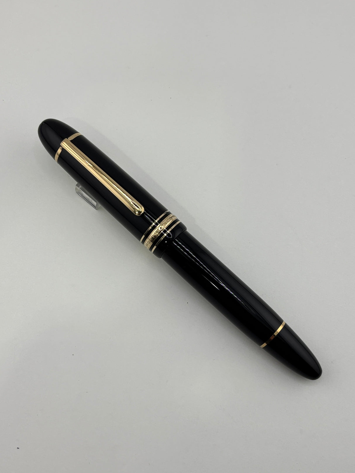 Montblanc Meisterstuck Black Resin #149 (Largest) Fountain Pen - Medium 14kt Gold Nib