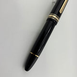 Montblanc Meisterstuck Black Resin #149 (Largest) Fountain Pen - Medium 14kt Gold Nib