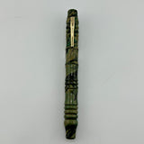 Ranga India Designer 02 Premium Green Ebonite mottled  - Fountain Pen