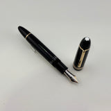 Montblanc Meisterstuck Black Resin #149 (Largest) Fountain Pen - Medium 14kt Gold Nib