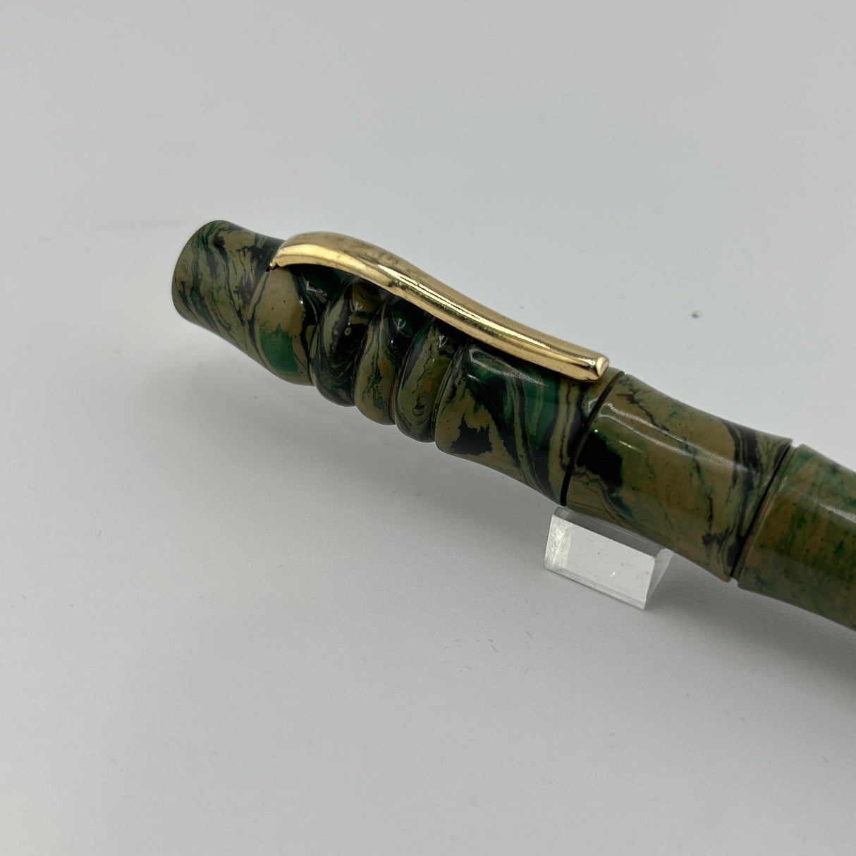 Ranga India Designer 02 Premium Green Ebonite mottled  - Fountain Pen
