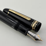 Montblanc Meisterstuck Black Resin #149 (Largest) Fountain Pen - Medium 14kt Gold Nib