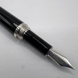 Louis Vuitton Black Lacquer Fountain Pen - Fine 18kt Gold Nib