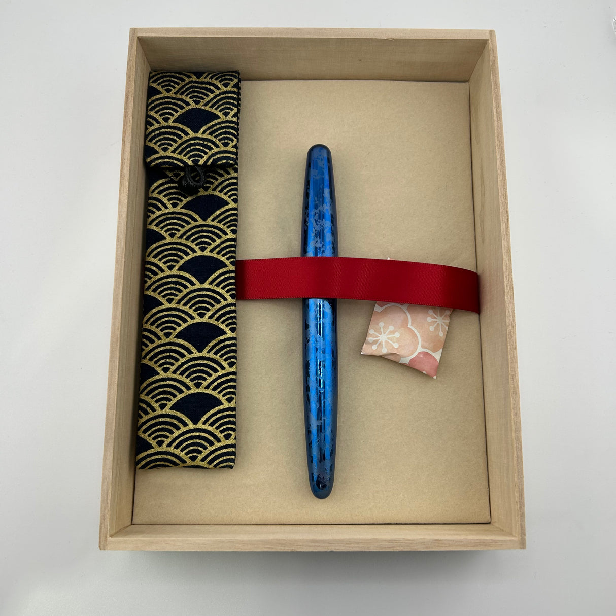 Wancher Dream Pen Titanium Blue Cigar - Fountain Pen