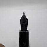 Louis Vuitton Black Lacquer Fountain Pen - Fine 18kt Gold Nib
