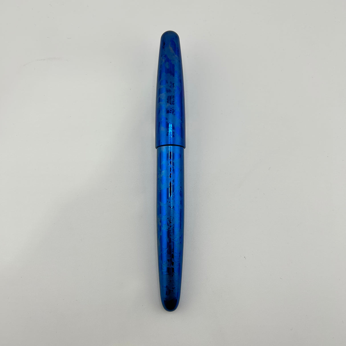 Wancher Dream Pen Titanium Blue Cigar - Fountain Pen