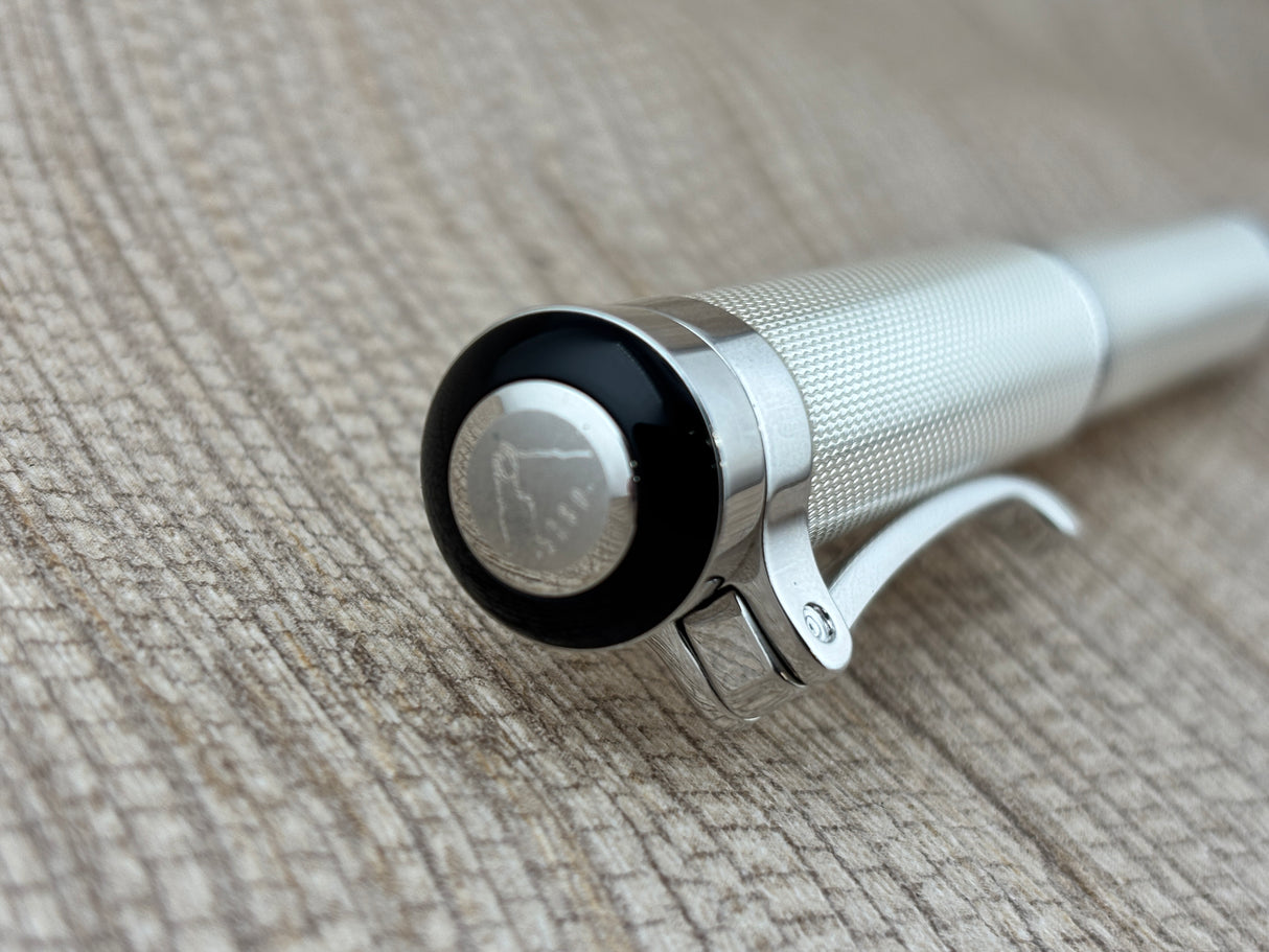 5280 Majestic Ballpoint Gun Metal Graindorge Lines - Ball Pen