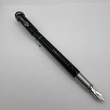 Montblanc Heritage Rouge Et Noir Black Fountain Pen  - Fine 14kt Gold Nib